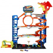 HOT WHEELS City trasa garažas Mega Garage Dragon Attack